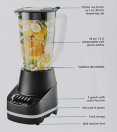 "The Blend Boss" 6 Speed Blender