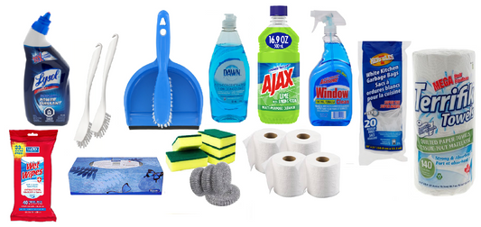 25-piece "Grime Doesn't Pay" 'Cleaning box