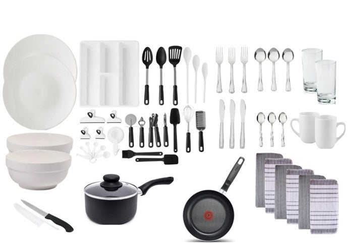60-Piece "Power Pack" Kitchen Starter box
