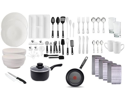 60-Piece "Power Pack" Kitchen Starter box