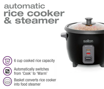 "The Steam Dream" Rice Cooker and Steamer